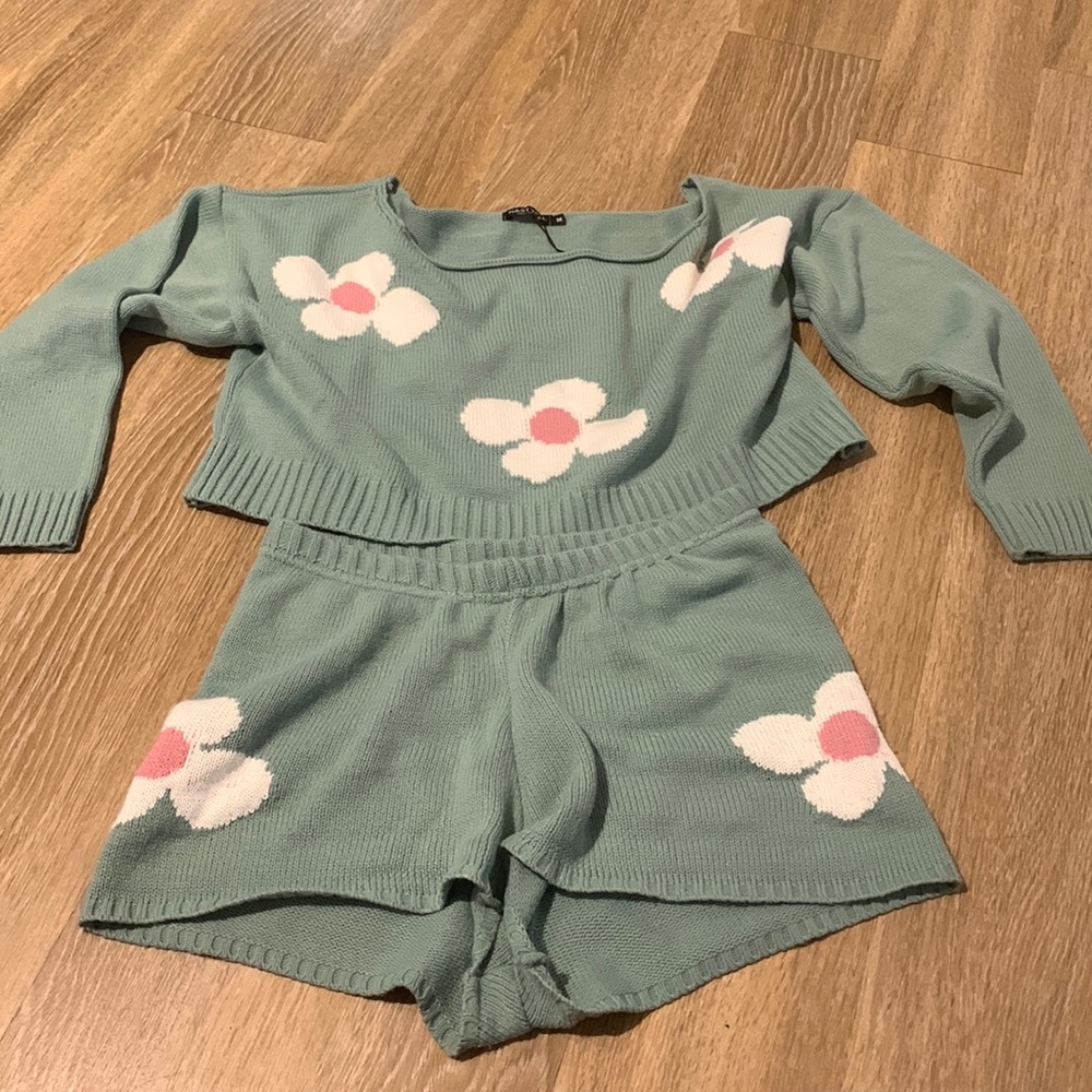 Nasty Gal two piece lounge set